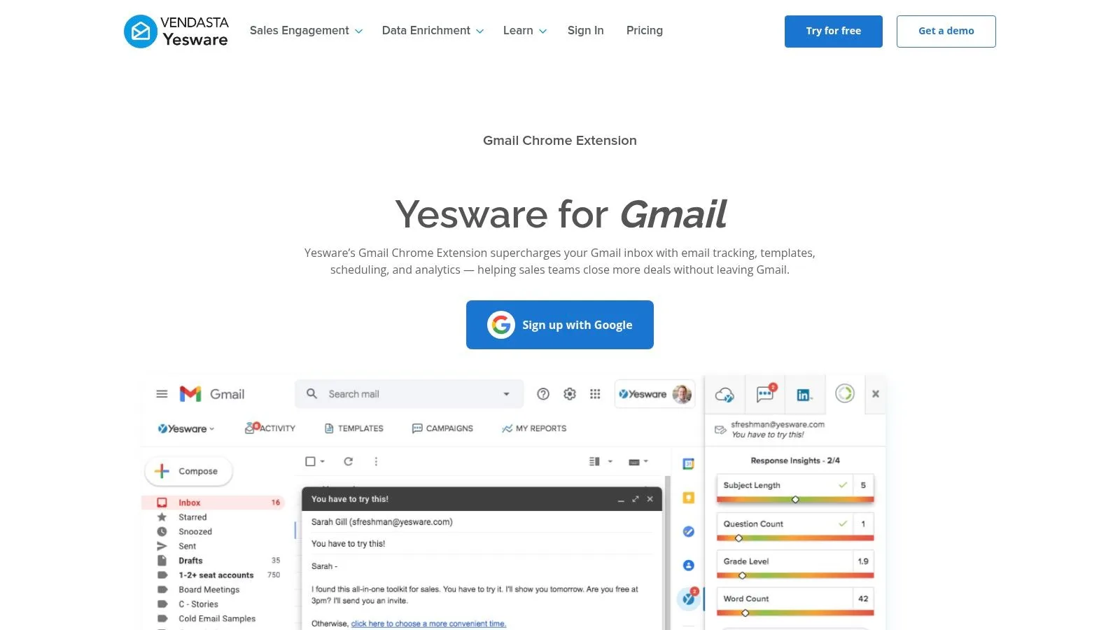 Yesware for Gmail