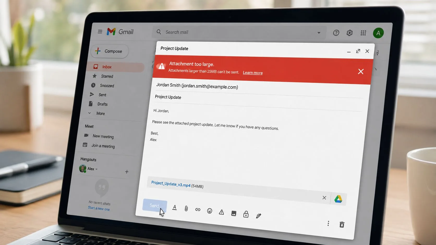 ภาพหน้าจอจาก https://support.google.com/mail/answer/6580