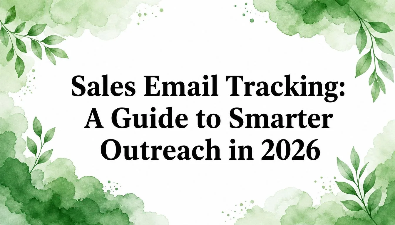 Sales Email Tracking: A Guide to Smarter Outreach in 2026